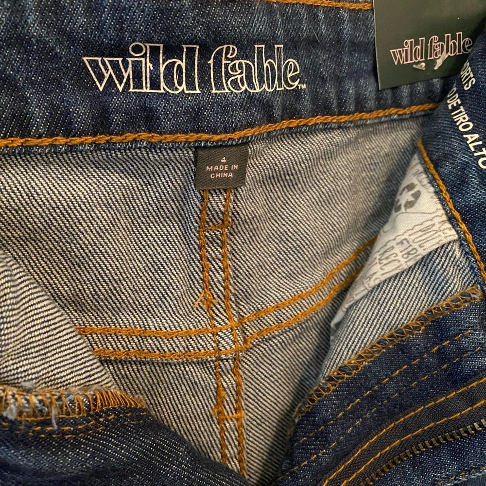 High Waist denim shorts